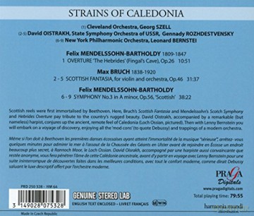 Mendelssohn Bruch: Overture The Hebrides Symphony No 3 Op 56 Scottish [CD]