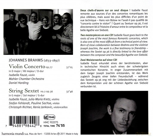 Isabelle Faust: Violin Concerto (digipack) [CD]
