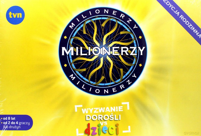 Milionerzy Wyzwanie Dorośli vs Dzieci [GRA PLANSZOWA]