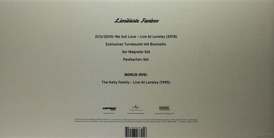 Kelly Family: We Got Love - Live At Loreley (Fan Box) (Limited) [2CD]+[3DVD]
