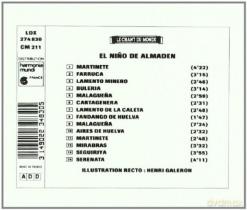 El Nino De Almaden: Grands Cantaores du Flamenco 2 [CD]