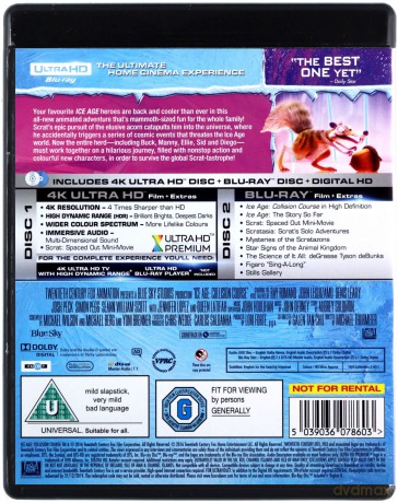 Ice Age: Collision Course (Epoka lodowcowa 5: Mocne uderzenie) [Blu-Ray 4K]+[Blu-Ray]