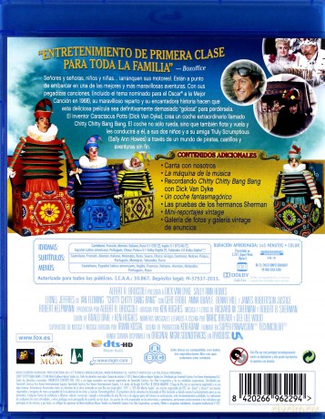 Chitty Chitty Bang Bang (Nasz cudowny samochodzik) [Blu-Ray]