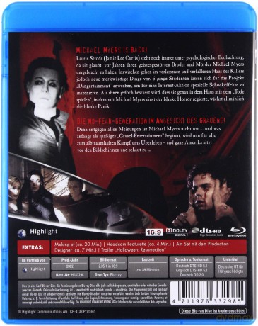 Halloween: Resurrection (Halloween: Powrót) [Blu-Ray]