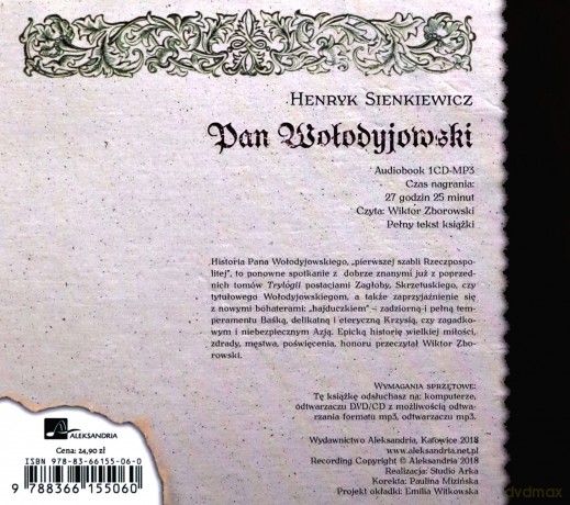 Pan Wołodyjowski - Henryk Sienkiewicz [AUDIOBOOK]
