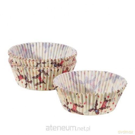 Papilotki do muffinek Renifery