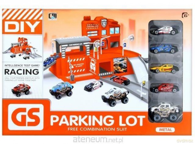 Parking z metalowymi akcesoriami