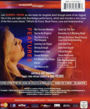 Sheryl Crow: Live [Blu-Ray]