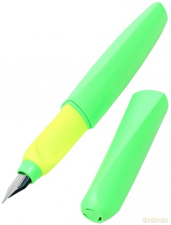 Pióro wieczne Twist P457 M Neon zielony+2 naboje