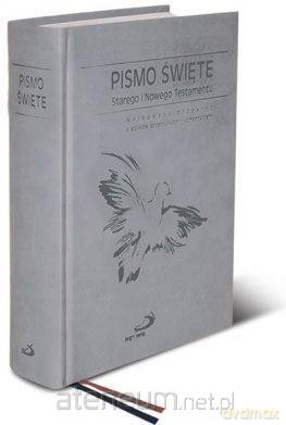 Pismo Święte Stary Testament i Nowy Testament A4 (duża czcionka, szara) [KSIĄŻKA]