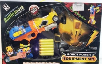 Pistolet pneumatyczny 6 strzałek + maska