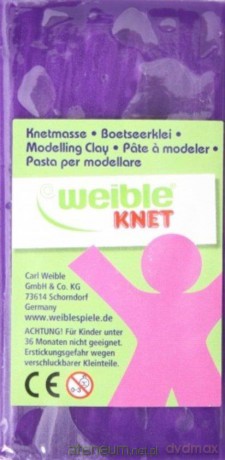 Plastolinka fioletowa kwadratowa 250 g