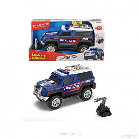 Policja SUV czarna 30 cm