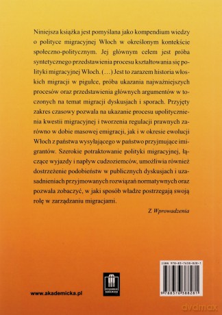 Polityka migracyjna Włoch w latach 1861-2011 - Agnieszka Małek [KSIĄŻKA]