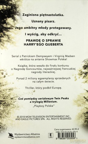Prawda o sprawie Harry'ego Queberta (filmowe) - Joel Dicker [KSIĄŻKA]