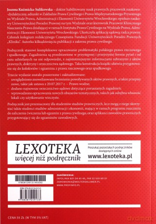 Prawo rzeczowe i spadkowe - Joanna Kuźmicka - Sulikowska [KSIĄŻKA]