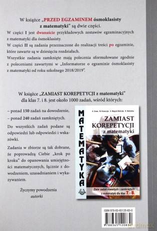 Przed egzaminem ósmoklasisty z matematyki [KSIĄŻKA]