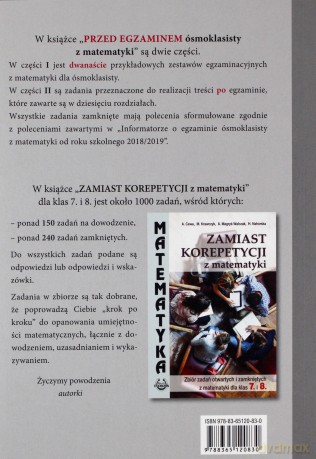 Przed egzaminem ósmoklasisty z matematyki [KSIĄŻKA]