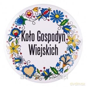 Przypinka duża - Koło Gospodyń.. kaszubska 58 mm