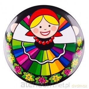 Przypinka duża - Łowiczanka 58 mm