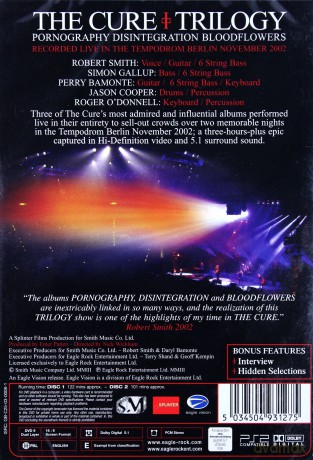 The Cure: Trilogy Live In Berlin [2DVD]