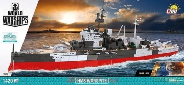 Small Army HMS Warspite brytyjski pancernik [KLOCKI]