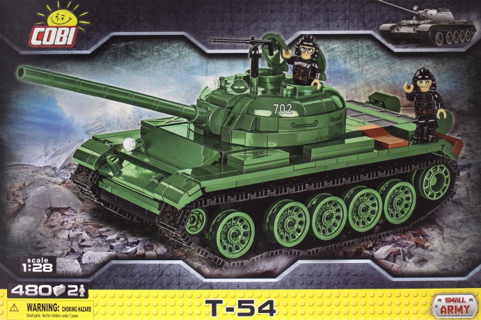 Small Army T-54 radziecki czołg podstawowy [KLOCKI]
