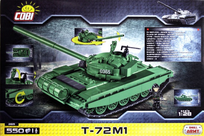 Small Army T-72 M1 radziecki czołg podstawowy [KLOCKI]