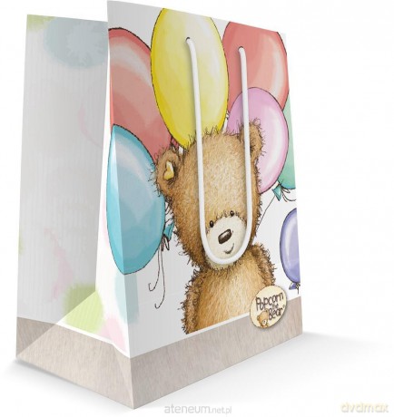 Torba prezentowa Popcorn Bear średnia