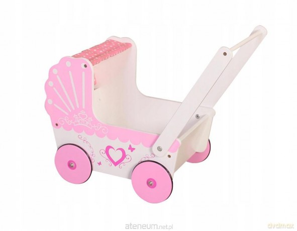 Tree Toys Drewniany wózek z Bali dla lali