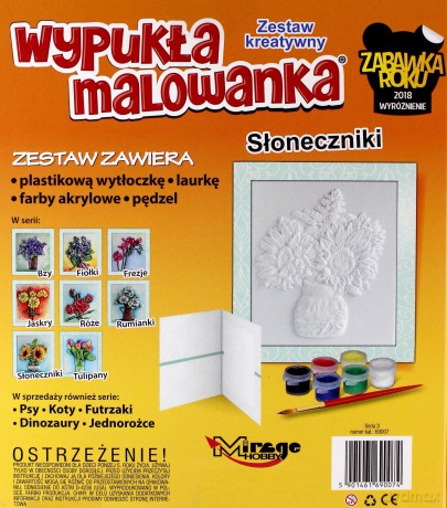 Wypukła Malowanka - Kwiaty Słoneczniki