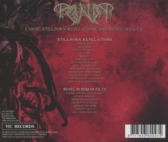 Paganizer: Carve Stillborn Revelations And Revel In Filth [CD]