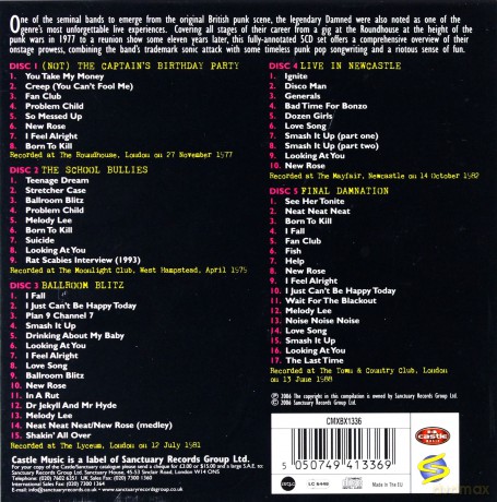 The Damned: Noise Noise Noise [BOX] [5CD]