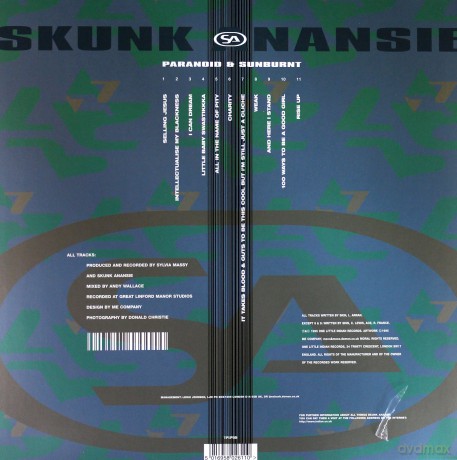Skunk Anansie: Paranoid And Sunburnt [Winyl]