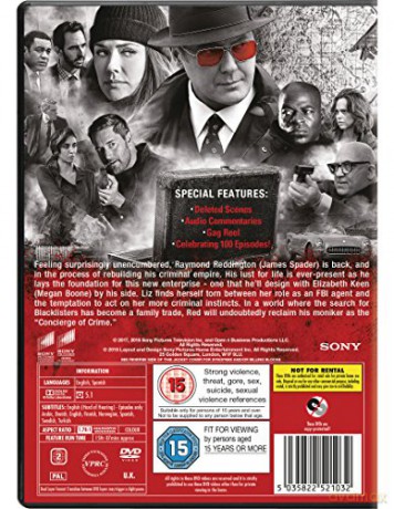The Blacklist Season 5 (Czarna lista Sezon 5) [6DVD]
