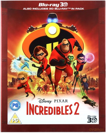 Incredibles 2 (Iniemamocni 2) [Blu-Ray 3D]+[2xBlu-Ray]