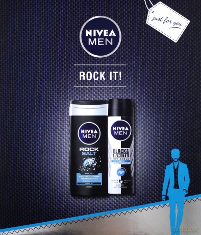 NIVEA Zestaw MEN Rock (żel pod prysznic 250 ml + deo 150 ml