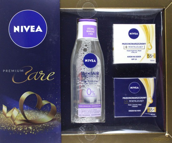 Nivea zestaw Women Premium Care 55+