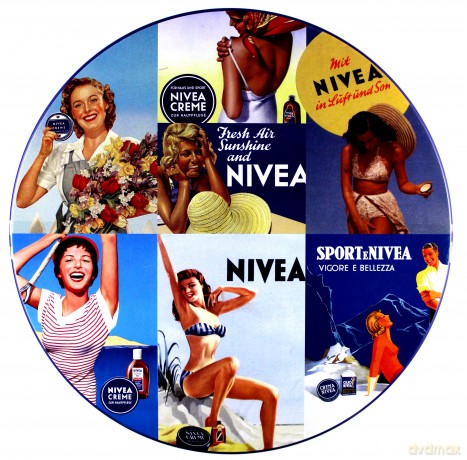 Nivea Zestaw dla kobiet Creme Care Retro w puszce