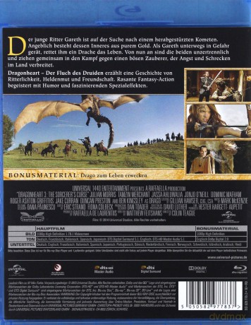 Dragonheart 3: The Sorcerer's Curse (Ostatni smok 3: Klątwa czarnoksiężnika) [Blu-Ray]