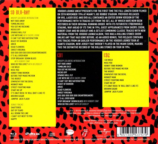 The Rolling Stones: Voodoo Lounge Uncut [Blu-Ray]+[2CD]