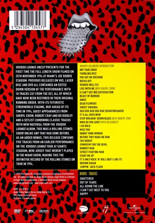 The Rolling Stones: Voodoo Lounge Uncut [DVD]