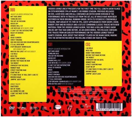 The Rolling Stones: Voodoo Lounge Uncut [DVD]+[2CD]