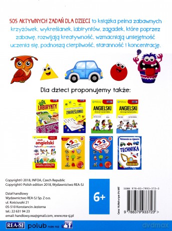 505 aktywnych zadań dla dzieci [KSIĄŻKA]