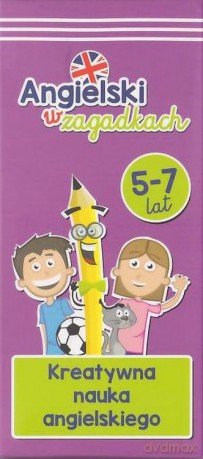 Angielski w zagadkach 5-7 lat. Kreatywna nauka angielskiego Kapitan Nauka [KSIĄŻKA]