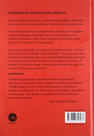 Apokalipsa tu i teraz - Rene Girard [KSIĄŻKA]