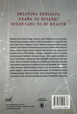 Archiwum Stiega Larssona - Jan Stocklassa [KSIĄŻKA]