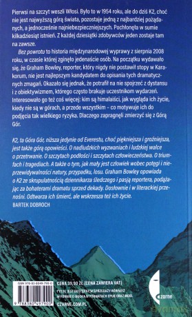 Bez powrotu. Życie i śmierć na K2 - Graham Bowley [KSIĄŻKA]