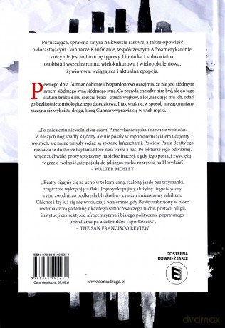 Białoczarny - Paul Beatty [KSIĄŻKA]