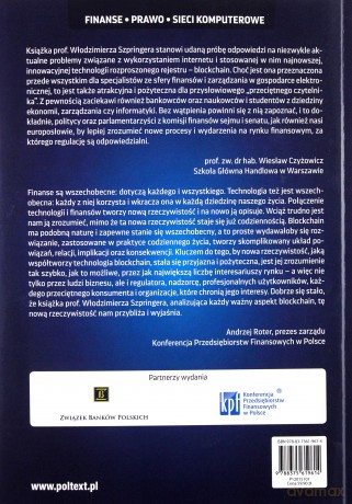Blockchain jako innowacja systemowa. Od internetu informacji do internetu wartości. Wyzwania dla sektora finansowego - Włodzimierz Szpringer [KSIĄŻKA]